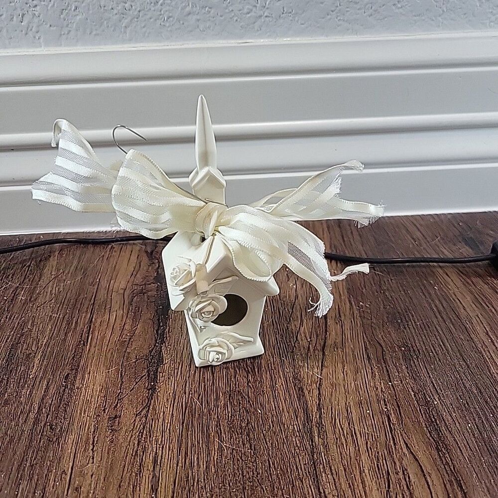 Mud Pie Victorian Rose Church Ornament - 15605  Christmas Holiday Tree Romantic